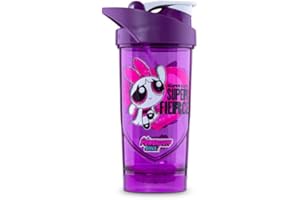 Shieldmixer Hero Pro Classic Shaker for Whey Protein Shakes and Pre Workout, BPA Free, 700 ml, Powerpuff Girls