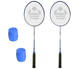 Cosco CBX-400 Badminton Racket Pair with Plastic Grip (Pack of 2)