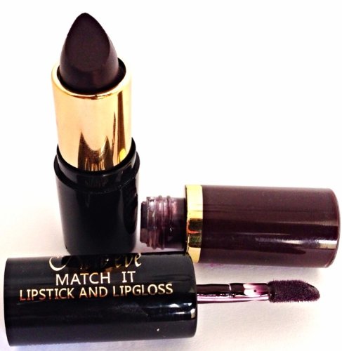New Eve Trendy 2 in1 Match it DARK CHOCOLATE Lipstick and Lip Gloss 15ml Cosmetic Duo Makeup chocolate