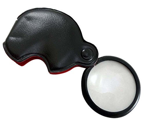 Preisvergleich Produktbild 3x Leather Pocket Magnifier