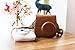 Produktbild [Aution House-Fujifilm Instax Mini 8 Kamera Tasche PU Seil Mini 8 case ]--Huston Lowell Für Fujifilm Instax Mini 8 Case bag (Braun)