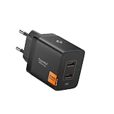 Spigen 47W USB-C 2 Port Mini Hızlı Şarj Aleti PPS 2.0 Super Hızlı Şarj GaN Pro Isı D&uuml;ş&uuml;r&uuml;c&uuml; G&uuml;&ccedil; Adapt&ouml;r&uuml; Akım Koruma iPhone &amp;