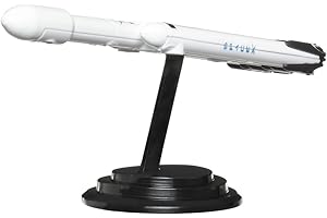Matchbox Sky Busters Die-Cast Metal Spaceship - White Falcon Heavy Rocket - Includes Playmat (Unisex Children, Ages 3+)