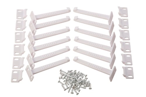 Dreambaby Safety Catches - Extra Value (Pack Of 12, White)