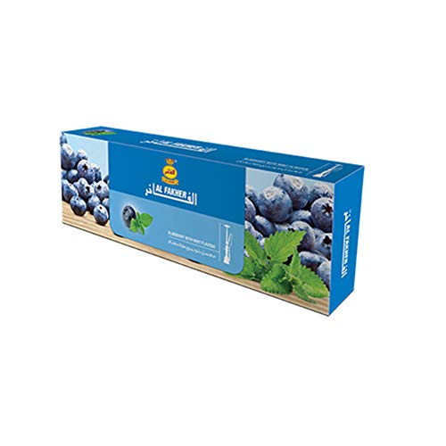 AL Fakeher Narguilé Saveurs Accessoires Shisha Flavour Accessoires Cigarette Cigarette Chicha 500g (Blueberry Mint)