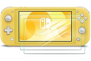 Redlution Tempered Glass for Nintendo Switch Lite,2 Pcs Screen Protector Scratch-Resistant Tempered Glass for Switch Lite (2 pieces)