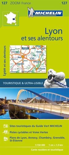Carte Lyon et ses alentours Michelin gratuit