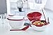 Produktbild TUPPERWARE Thermo-Duo 3,25L rot + 2,25L Warmie Tups + Sieb 2,25 + Servierlöffel 8692