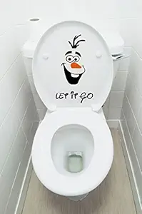 Paper Plane Design Ppd Pvc Funny Toilet Sticker