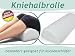 Produktbild Kniehalbrolle 50 x 20 x 12 cm aus atmungsaktivem Polyetherschaum ODER Kissenbezug aus weichem Nicky-Stretch - gewährleistet eine optimale Schlafposition für alle Rückenschläfer, Kniehalbrolle