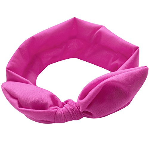 iEFiEL 5 Stück Süßes Baby Mädchen Elastic Hasenohren Stirnbänder Haarbänder Kopftuch - 2