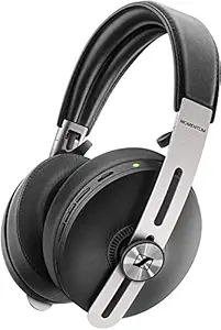 Sennheiser Momentum 3 Wireless Noise Cancelling Headphones with Alexa, Auto On/Off, Smart Pause Functionality and Smart Control App (Black)