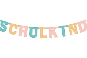 HOECMRHP Schulkind Girlande Hänge Deko zu Einschulung, Rosa Schulkind Banner für Schuleinführung Schulanfang Dekoration Schule Jungs Mädchen