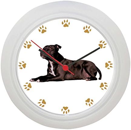 Staffordshire Bull Terrier Wall Clock
