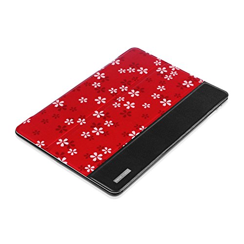Fintie iPad Air 2 Hülle – Ultradünn Superleicht Smart Cover Schutzhülle Tasche Case mit Ständer und Auto Sleep / Wake Funktion für Apple iPad Air 2 (iPad 6 6th Generation), Fleur rouge - 6
