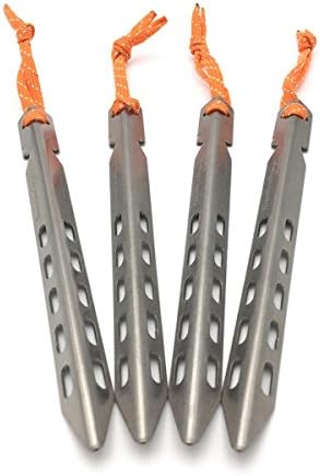 Camping Tent Pile V Ultra Light Tent Nail With Reverse Light Rope 4PCS Tent Pegs (4PCS)
