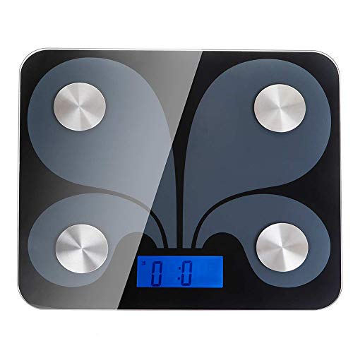 Preisvergleich Produktbild XKRSBS Körperfettwaage führte Digitale Körperfettwaage Badezimmer drahtlose Waage elektronische Körperzusammensetzung Analysator Gewicht Balance