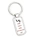 Price comparison product image KEEP CALM AND SNOWBOARD ON Keyring Snow Boarding Key Ring gift present