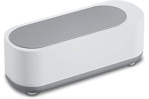 XIANGHAOSHUN Nettoyeur De Bijoux À Ultrasons, Machine De Nettoyage À Ultrasons Portable, Petit Nettoyeur De Bijoux À Ultrasons À La Maison Ou En Voyage, Nettoyeur Vibrant À Ultrasons Pour Lunettes, Bagues, Boucles