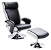 Produktbild Robas Lund, Sessel, Relaxsessel, Bente, mit Hocker, schwarz/weiß, 117 x 81 x 86 cm, 64007SW6