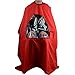 MagiDeal Salon Hair Cutting Cape Hairdressing Gown with Viewing Window - Red