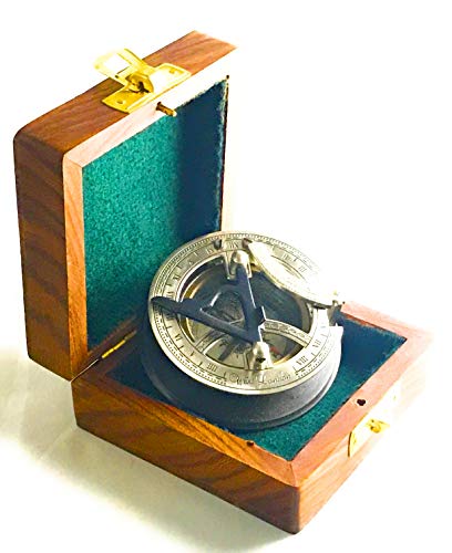 Sextante de barco de latón - sextante latón bolsillo