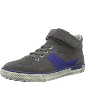 Superfit LUKE 700198, Jungen Hohe Sneakers, Blau (WATER KOMBI 88)