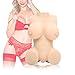 Produktbild Erotik Realistiche Masturbator 3D Liebespuppe Sexspielzeug für Männer,Silikon Vagina Pussy Anus und Busen Masturbatoren für Männer