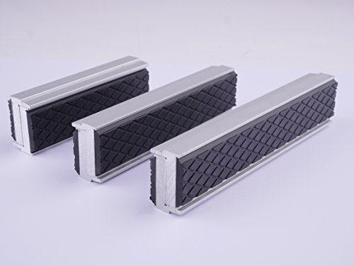GSR Schonbacken für Schraubstock, Schutzbacken für Schraubstock 125mm Alu/Gummi mit Magnet Spann-Backen - 2