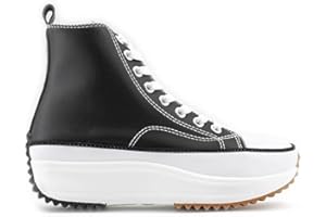 Modelisa - Zapatillas Altas Deportivas Lona con Cordón Mujer