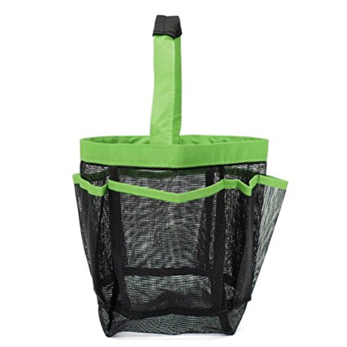 Ailiebhaus Netz Dusche Caddy Dusche Organizer Dusche Tasche für Reisen und Badezimmer (Grün) - 5