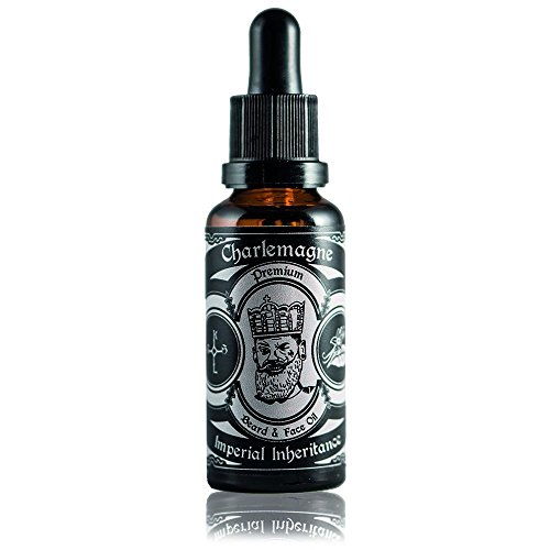 Charlemagne Bartöl Imperial Inheritance Tabak / Vanille - klassischer Duft - 30ml Bart Öl für die Bartpflege - Premium Qualität - 100% Made in Germany - als Geschenke zum Jahrestag oder Geburtstagsgeschenk für Männer