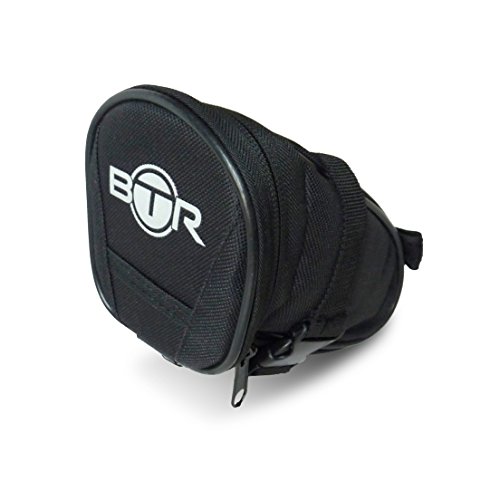 BTR Fahrrad Satteltasche. Kompakte Fahrradtasche. Schwarz. Wasserbeständig - 7