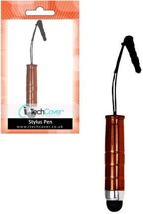 iTechCover® Samsung Galaxy Mega 6.3 I9200 Orange Touch Screen Mini Stylus Pen