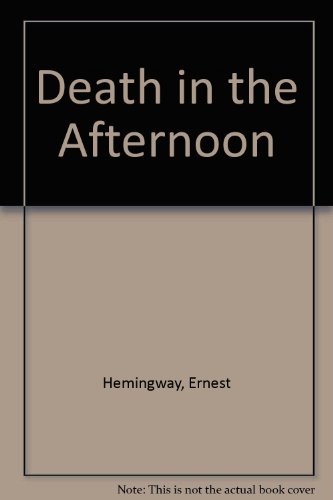 Death in the Afternoon livre