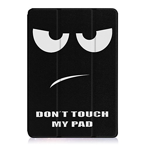 Fintie iPad 9.7 Zoll 2017 Hülle – Ultra Schlank Superleicht Ständer Smart Shell Case Cover Schutzhülle Tasche mit Auto Schlaf / Wach Funktion für Apple iPad 2017 Neue Modell, Don’t Touch - 9