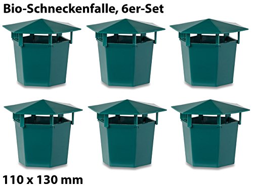 Exbuster 6er-Set umweltfreundliche Bio-Schneckenfallen ohne Chemie und Gift - 5
