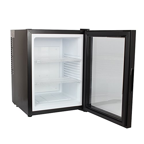 Jindowine Kühlschrank 40 Liter Kühlschrank Weinklimakühschrank Glastür Beleuchtung - 4