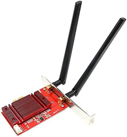 Qkfly 2.4GHz/5GHz Wireless Dual Band Wireless PCI Express Adapter with speed up to 867Mbps Wi-Fi Adapter Network Card for Desktop Computers