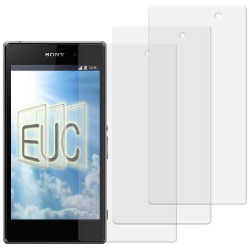 Preisvergleich Produktbild 3 x Displayschutzfolie klar / wie unsichtbar für Sony Xperia Z1