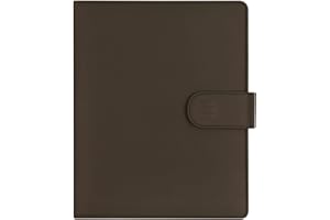 Finocam - Agenda 2024 Organizador Open Troya Semana Vista Vertical Enero 2024 - Diciembre 2024 (12 meses) Marrón Español