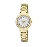 Q & Q Damen Quarz analog F499J014Y - Gold