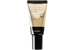 MIZON SNAIL REPAIR INTENSIVE BB CREAM (#21), SPF 30 PA+++ Multifunctional BB Cream with Snail Mucin, Sun Protection and Makeup Coverage, Strenghtens Skin Elasticity