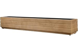 ‎ALFALUX alfalux Plant Pot for Garden, Planter for Balcony, Flower Pot for Windowsill, Flower Box for Patio, Herb Balcony Box, Wooden Flower Pot, Oak 110DES1717EI (110 x 17 x 17 cm)