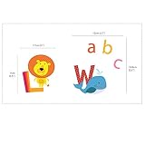 Decowall DM-1503A Tier-Alphabet Wandsticker Wandaufkleber Wandtattoo Kinderzimmer - 6