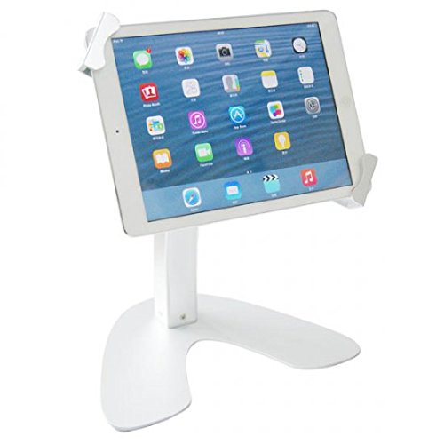 System-S Universal Abschließbarer Aluminium Präsentations Messe Ständer Stand Mount Tisch Halterung für Tablet PC´s von 7- 10 Zoll