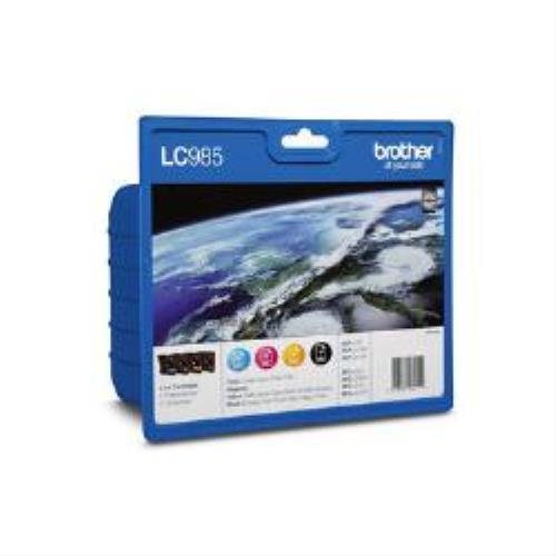 Preisvergleich Produktbild Brother lc-985valbp Tintenpatrone schwarz, blau, rosa, gelb