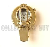 Color: Antique brass. Material used: Brass & Leather