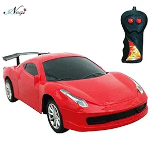 Negi Plastic Remote Control Ferrari Model Car, Pack Of 1, Multicolour