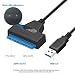 Produktbild TAOtTAO Einfache Fahrleitung 20cm USB 3.0 / SATA 22-poliges 2,5-Zoll-Festplattenlaufwerk SSD-Adapterstecker Kabel